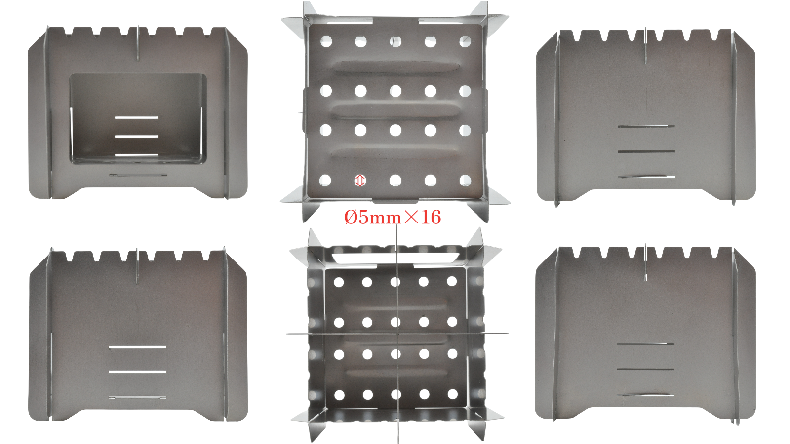 Six panels structure